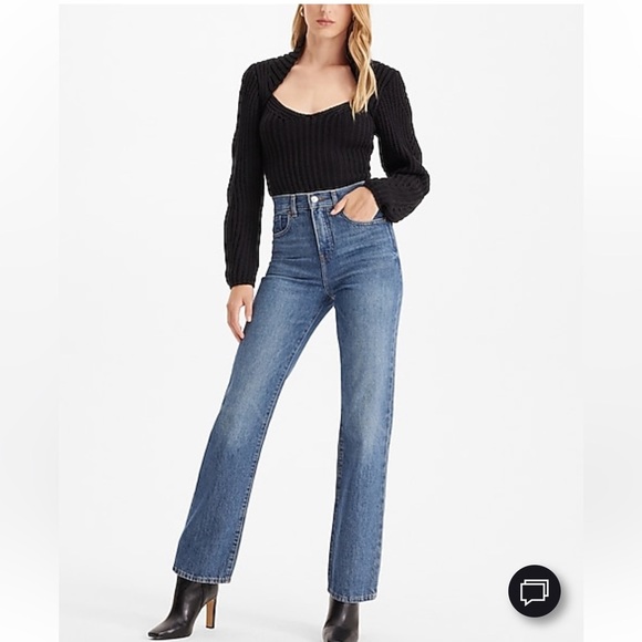 Chunky knit magenta scoop neck sweater - Picture 13 of 14